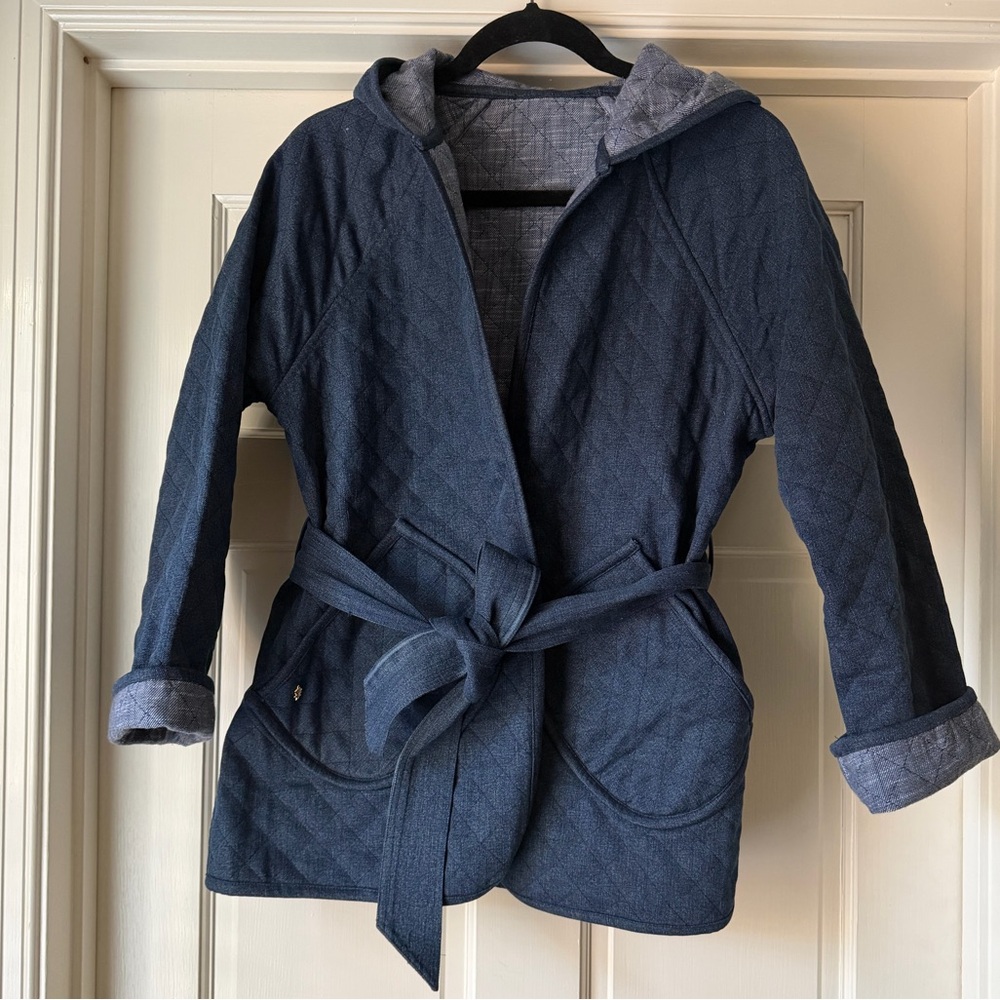 Geneva Reversible Jacket - Dark Denim